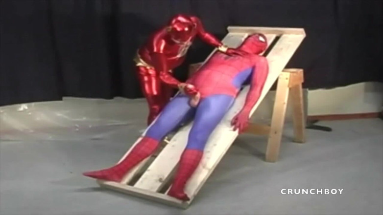 Crunch Boy: Fetisch-sex mit superhelden-kleidern