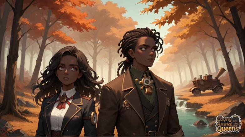 Ebony Anime Queens: Užijte si orální potěšení s nedbalou temnou mega děvkou v...