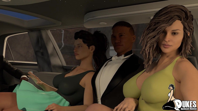 Dukes Hardcore Honeys: Freaky MILF's tag team BBC while big booty white MILF...