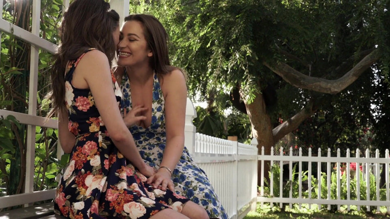 Pussy Land: Riley Reid and Dani Daniels have lesbian sex outdoors