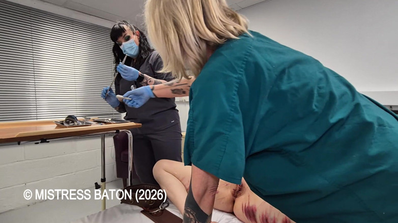 MistressBaton: The Pussy Ward ตอนที่ 1: การตรวจสอบเสียงและหี