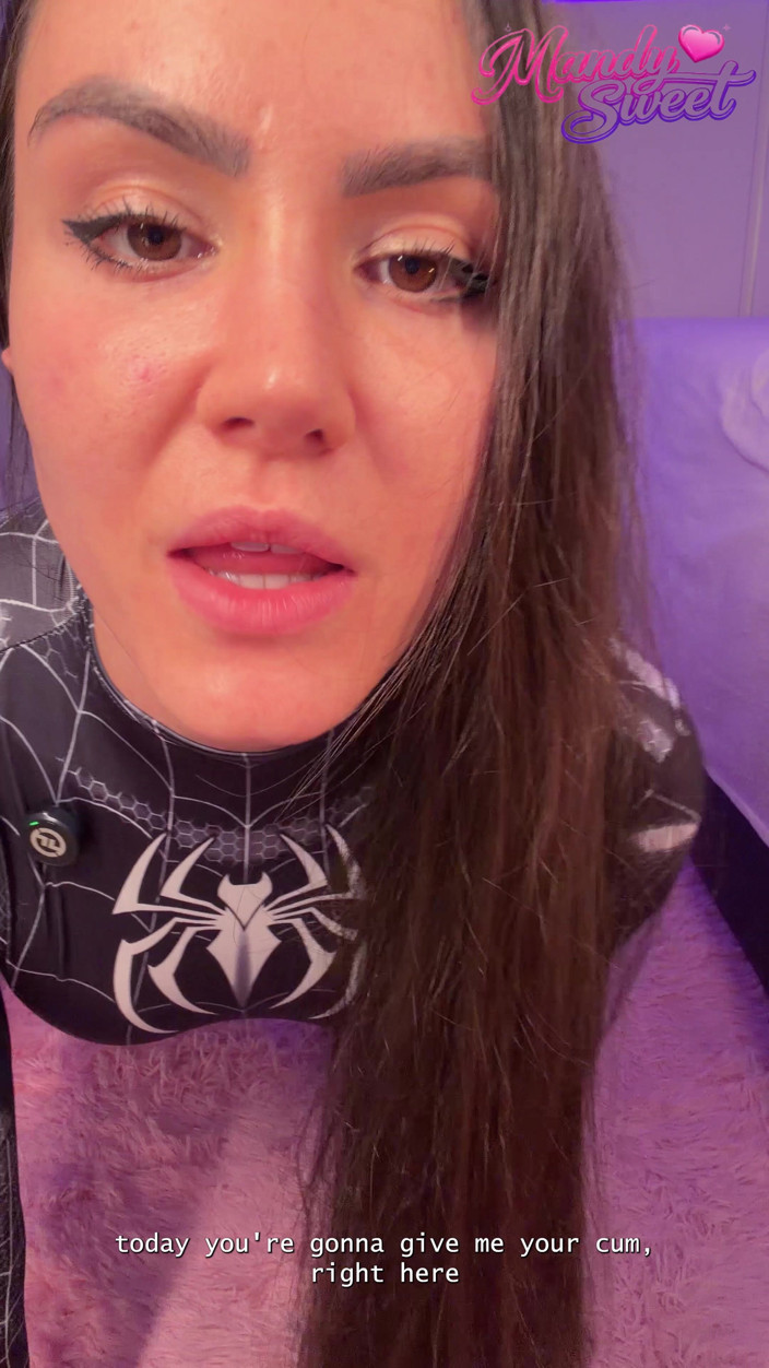 Mandy Sweet studio: ガイド付きハンドジョブ!可愛らしく威張るスパイダーウーマンが手コキをコントロールしてる...