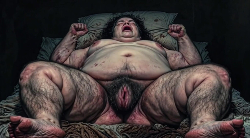 YOUR BEST FANTASY: Horny Fat BBW Hairy Pussy Solo Masturbation - Moaning Wet Bush...