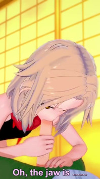 yoh anna ko leti hai . Shaman King hentaee pairodi