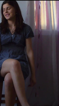 Kinky Teen Pee in a Glass and Thinks About Swallowing It