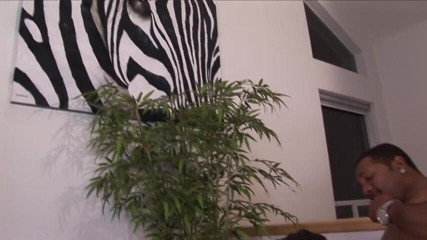 Black Market: Big Ass Ebony Babe in High Heels Rides a Monster...
