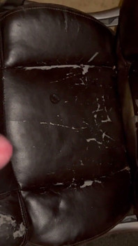 Éjaculation sur ma chaise (cumpilation)