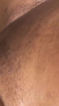 An oiled ebony babe fucked from BBC and creampied