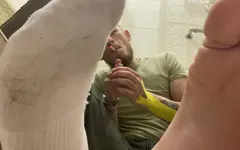 Hetero macho fumando dom