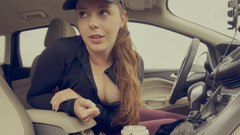 Nadia Foxx: PARKING POV JOI ... Flashowanie, obrzeże, dokuczanie, połykanie!