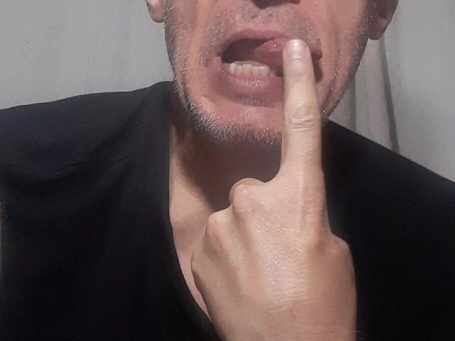 A Warm Romantic Loving Kiss with My Mouth and My Tongue Let's Do It Together. (Big uncut hard cock)