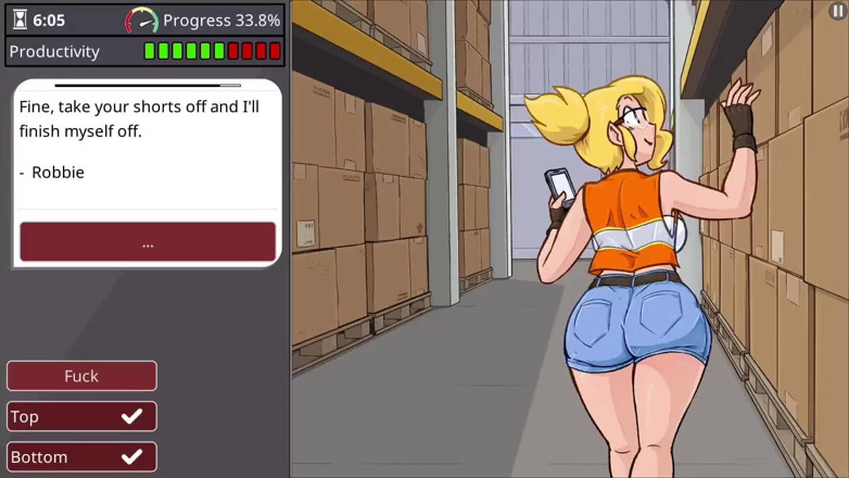 Xr Gamer: Une fille à gros nichons à gros cul baise deux énormes bites - à peine...