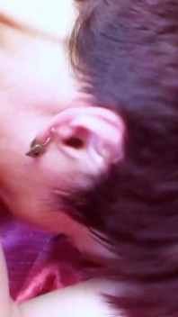Redhead mature masturbates hairy pussy and gets fucked by husband
