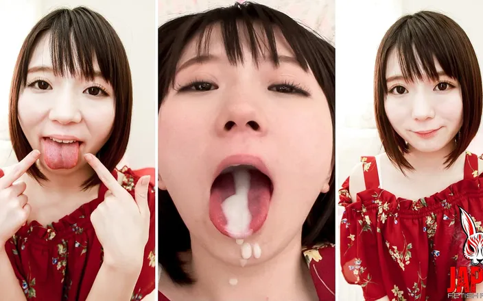 Japan Fetish Fusion: Sensual Mouth Cleaning and Pleasurable Blowjob From Mio