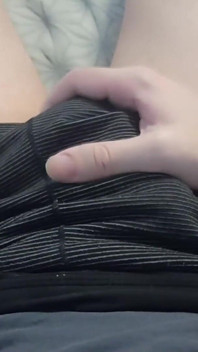 I Stroke My Hard Through My Underwear Until I Leak