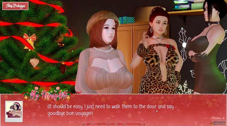 Cumming Gaming: Unlimited Christmas [xmas hentai porn play] ep.2 Christmas trip with sexy...