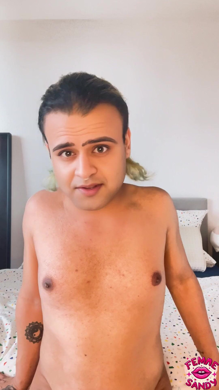 Femme Sandy: Mtf変身:裸のGrwm(メイク&amp;ドレス)