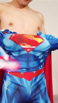 Roleplay kostum Superman X Spiderman