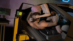 Wraith ward: Lucy chupando pau no carro - Cyberpunk Edge precursores