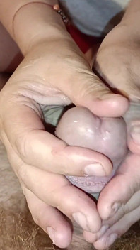 Hand ryckande kuk närbild, ha kul och sperma
