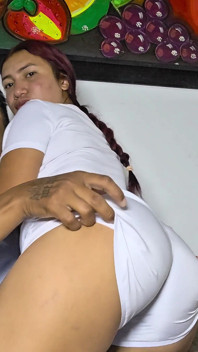 Fantastic of a Big Ass Colombian Latina, Ejaculating Inside Her