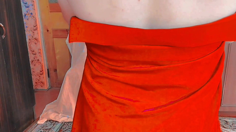 Kitty_Cross: Uimitoare sissy dans senzual sub Red Neon Glow