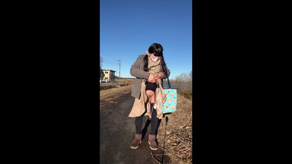 megu2002: 自主トレーニング No62 日課の朝のタックおまんこさらし散歩