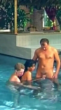 Pool Golden Shower Gangbang - Mature Slut Drenched Everywhere