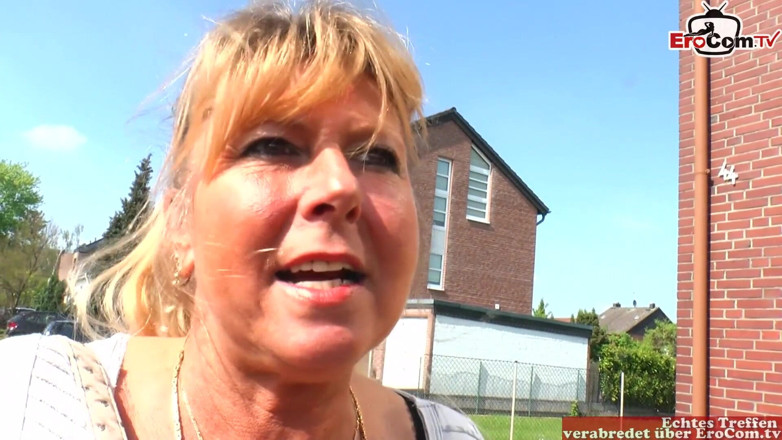 EroCom: Mature busty german blonde next door share a cock in...