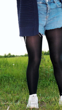 51-i Will Tease You with My Legs in Shiny Tights, Perfect Ass, and Put My Hand in My Panties if You Ask? *4k