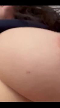 Bouncing Boobs and My Hard Nipples... Above Your Face... Hot View