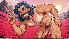 Erotic Man: Cowok beraksi di luar ruangan tanpa sensor