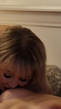 Real Amateur FFM Threesome Between Naughty Tattooed Teenage Girlfriend and Married Swinger Couple