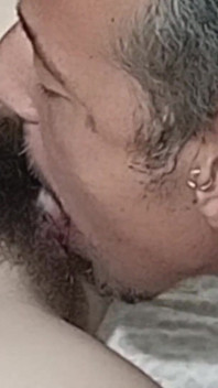 My Stepbrother Eats My Hairy Pussy Passionately, Bringing Me to a Delicious Orgasm