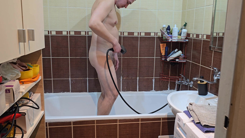Fap_man93: Ensam dusch session