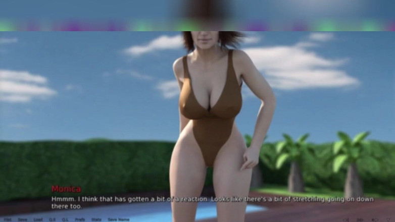 3DXXXTEEN2 Cartoon: Tatlı bir zenci meleğini sikiyor. 3 boyutlu porno çizgi film seks