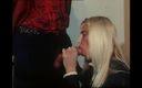 NASTY AMATEUR - Pornstar for a day: Vintage orgie met mooie sletten met harig poesje geneukt en...