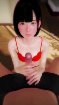Asiatische freundin gibt einen erstaunlichen handjob: 3D Porno pOV