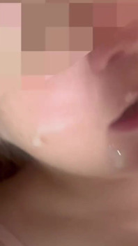BBC Cumshot to My Face and Mouth