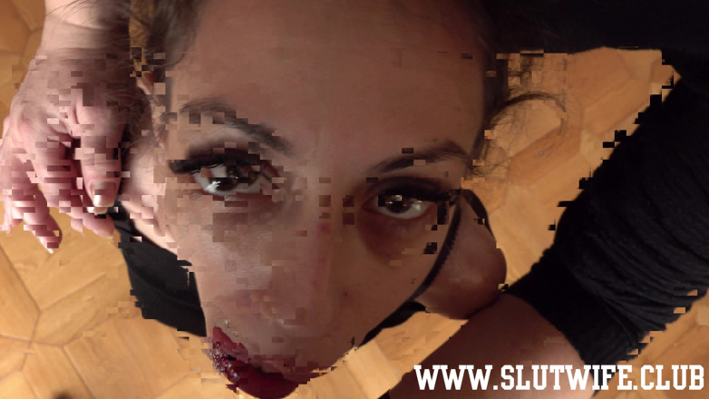 Slutwife Club: Candie Cross bị Gia Chains giật tinh trùng vào miệng