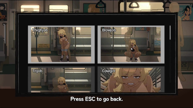 NSFWOtaku: 変態ゲーム - Train45 - 変態舞 フルギャラリーシーン