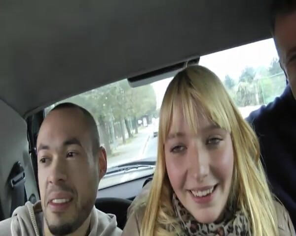 Paris Jango: A Pretty Blonde Teen Gets Fucked by Three Big Cocks