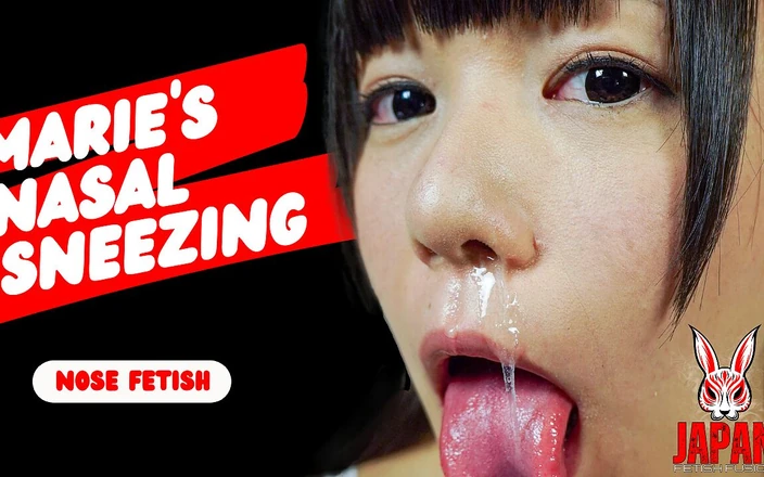 Japan Fetish Fusion: Marie's Nasal Adventure: Sneezing Spectacle
