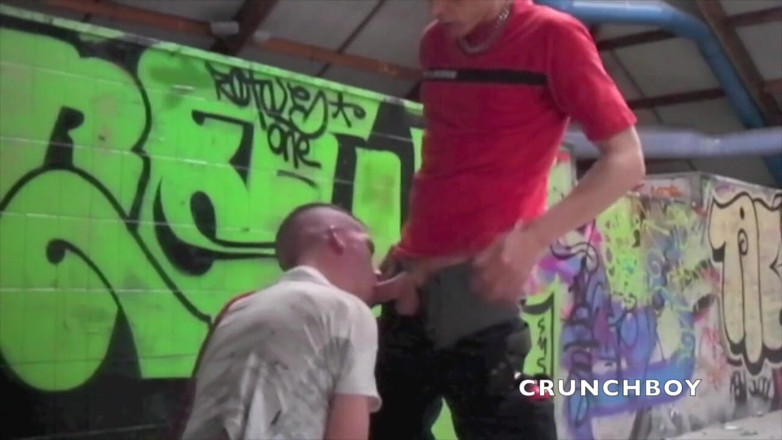 Crunch Boy: Twink fucked by scally boy with a cock-ring