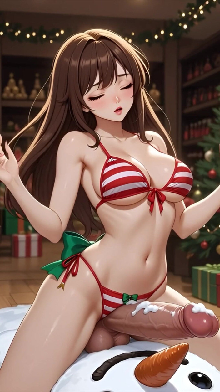 L6RD7BLU3 AI: Büyük memeli anime sürtükler kardan bir adamla yaramazlık yapıyor