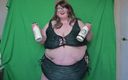 SSBBW Lady Brads: NSFW - gorda tira roupa de biquíni