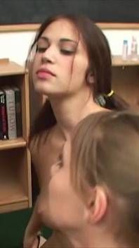 Hot Students: First Lesbian Experience Gets Really Wild