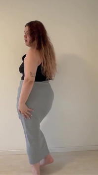 Tight Kjol Gasiga Pruttar I Lång Kjol