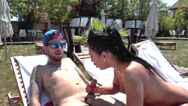 MyGonzoTV: myGonzo.tv - bintang bokep rambut cokelat rosalina love ketahuan seks threesome