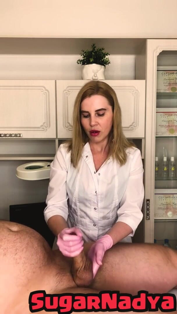 SugarNadya: Professional training in lingamma massage on the example of the...
